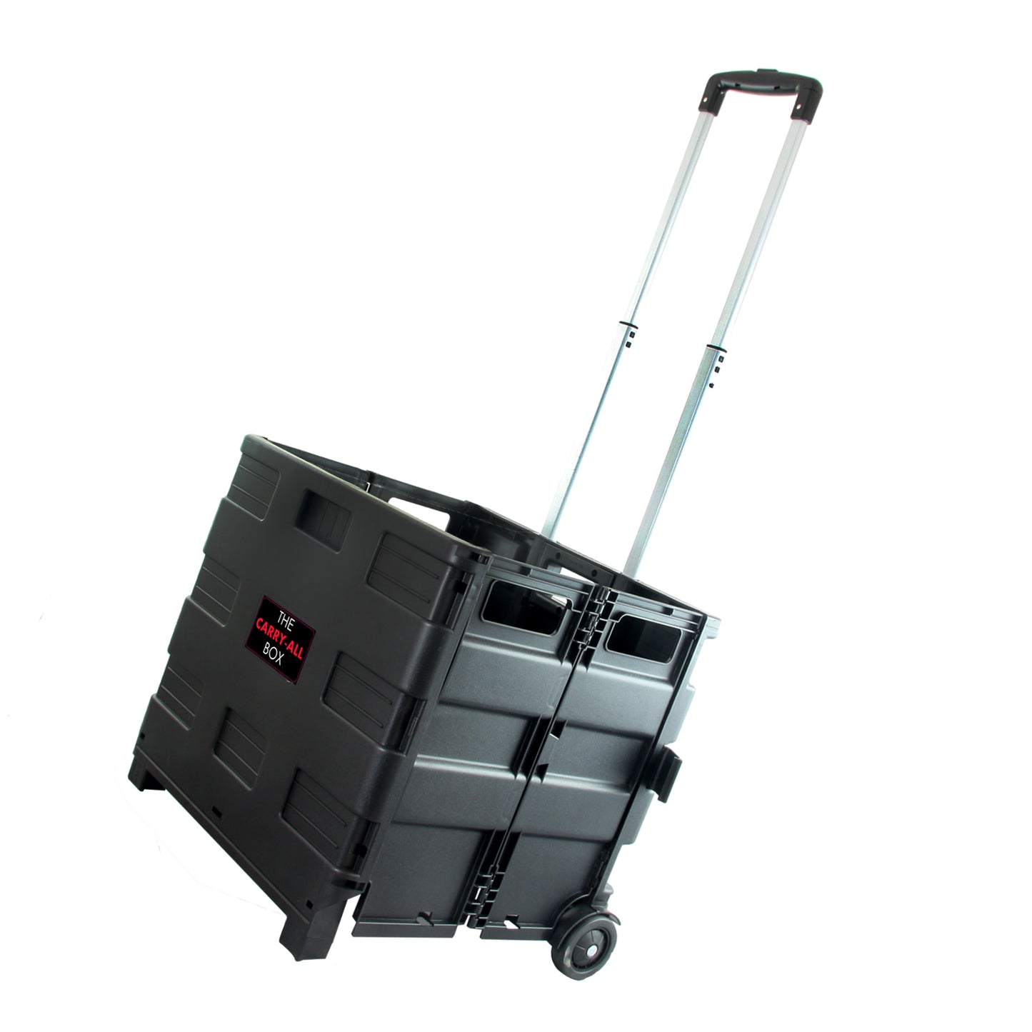 Elama Heavy-Duty Lightweight Easy Folding Rolling Roll Cart Carry All Lid Wheels