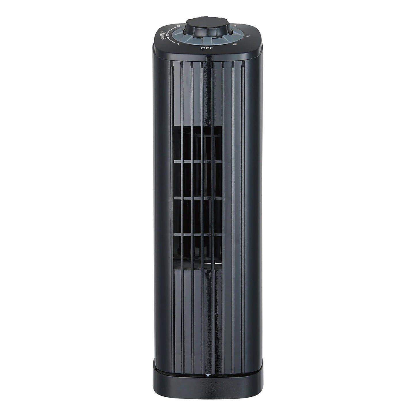 Optimus F-7348BK 14" Portable Ultra-Slim Desktop Tower Fan in Black
