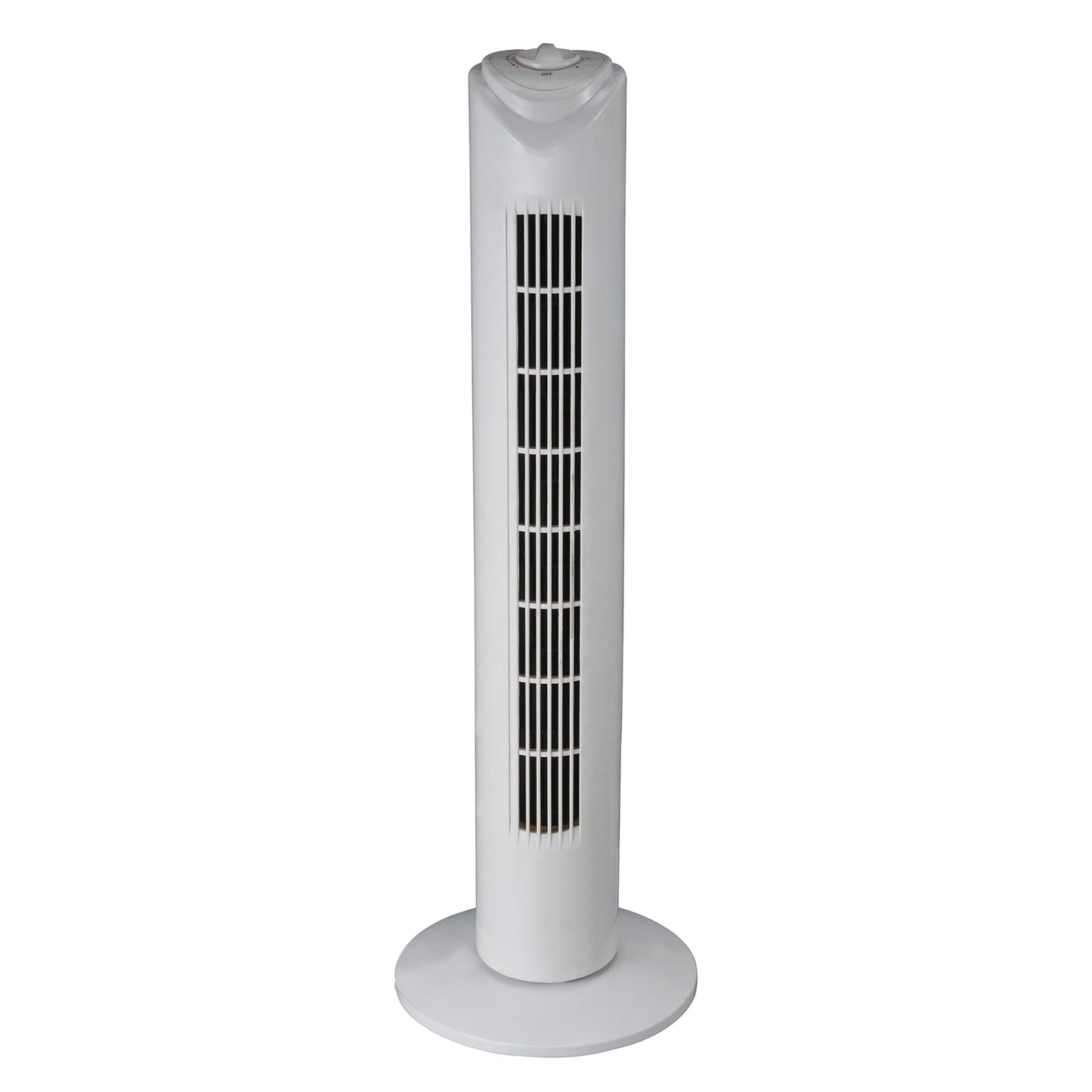 Optimus 32 in Oscillating Tower Fan in White