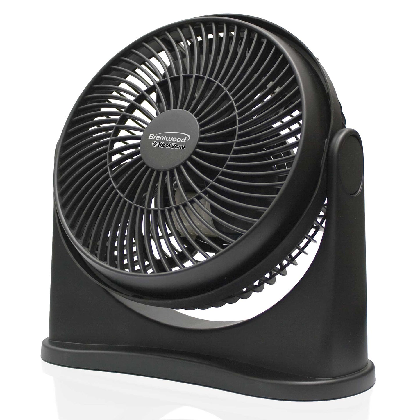 Brentwood 8" 3-Speed Air Circulator Fan Adjustable & Wall Mountable w Tilt