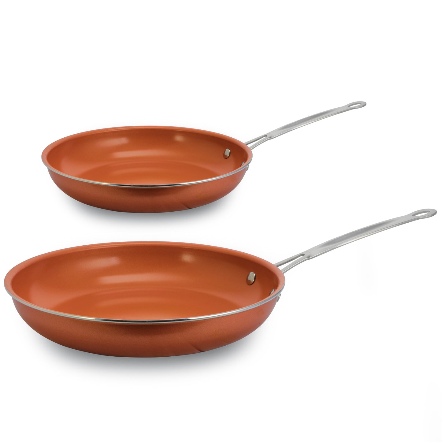Ceramic Coated Copper Non-Stick 8" & 10" Fry Pan