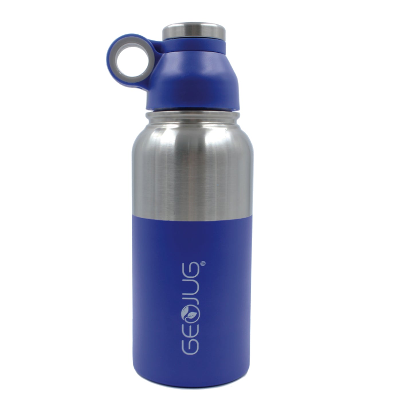 Brentwood GeoJug 18oz Stainless Steel Vacuum Insulated Water Bottle, Blue