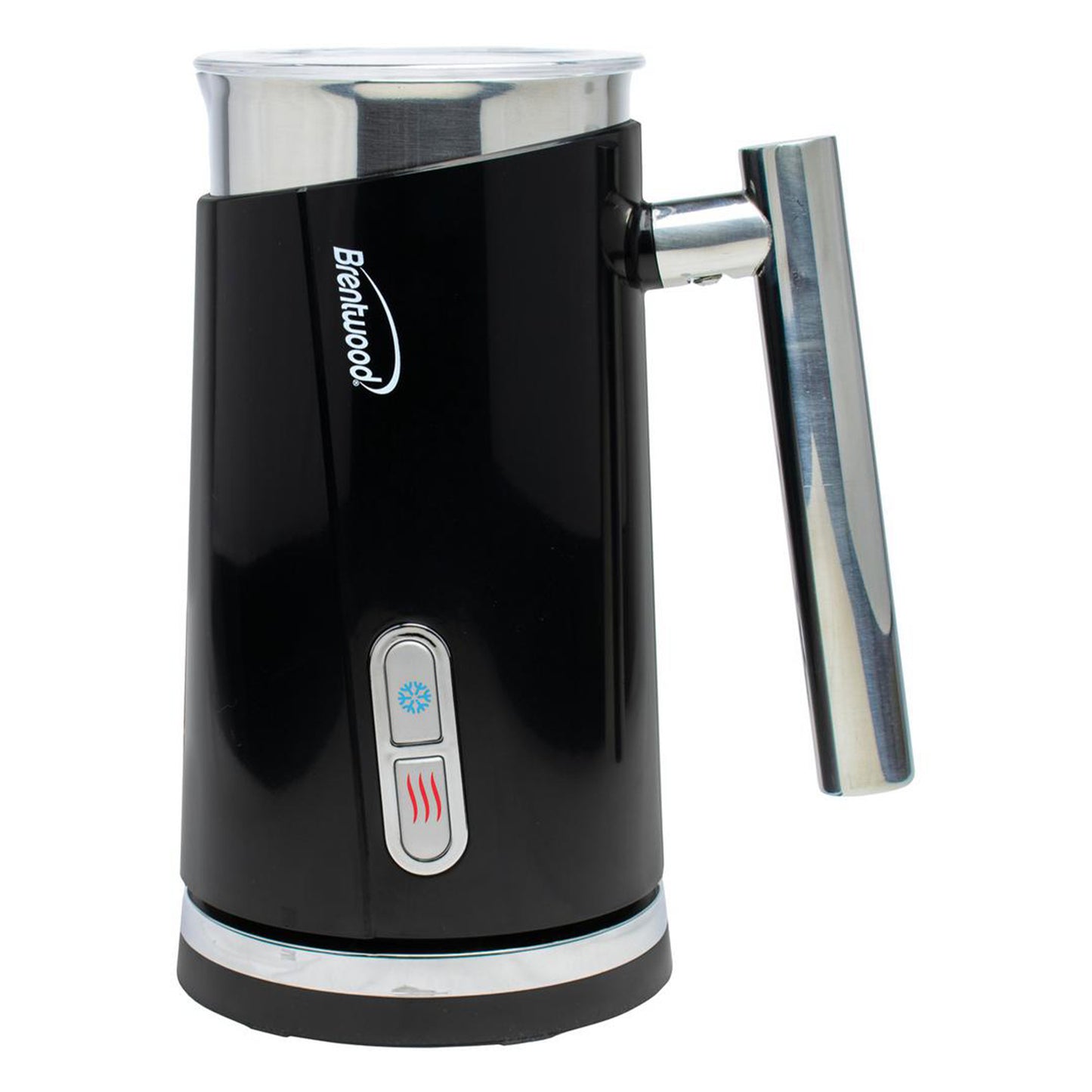 Brentwood 10 oz Cordless Electric Milk Frother & Warmer in Black