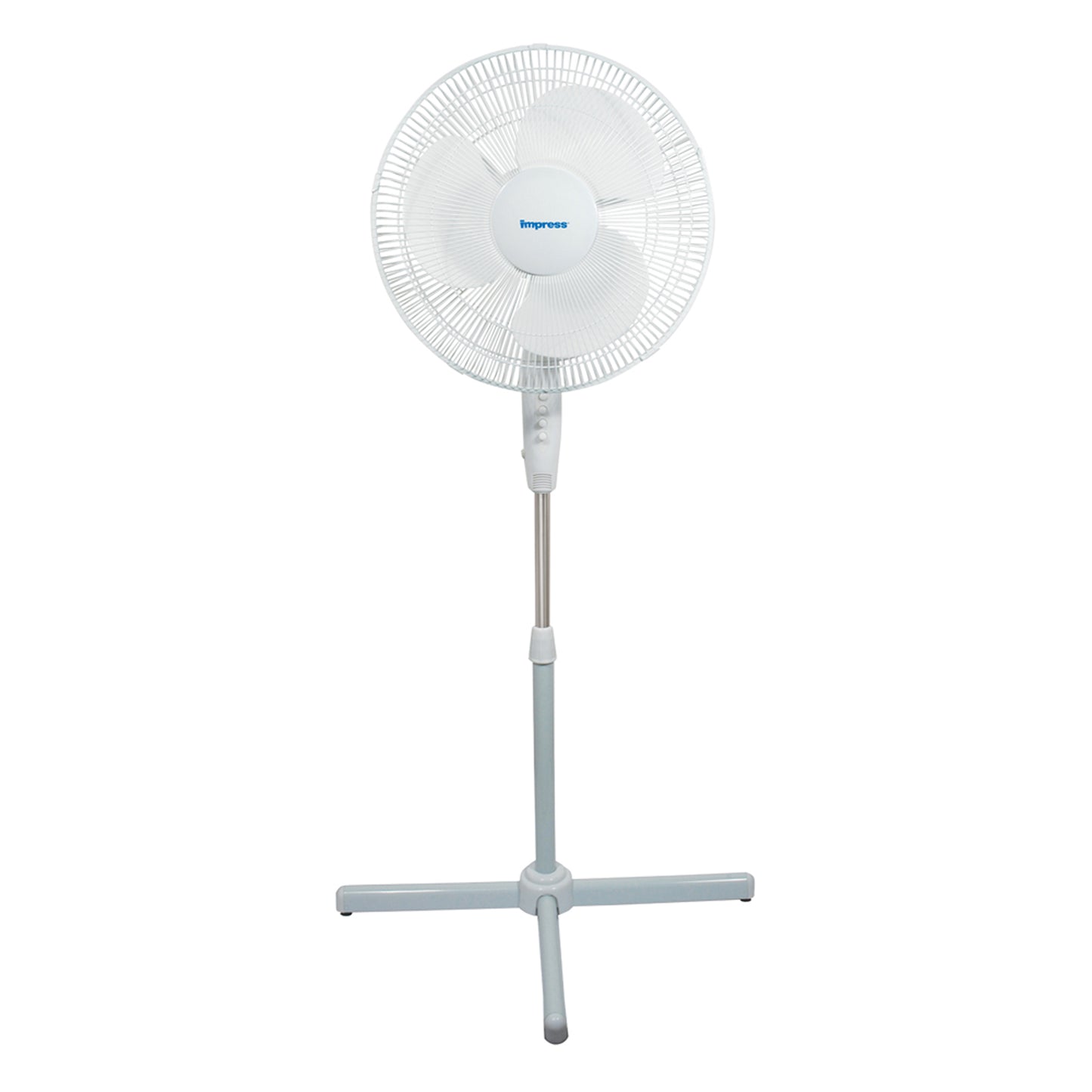 Impress Handi-Fan 16" Oscillating Stand Fan in White