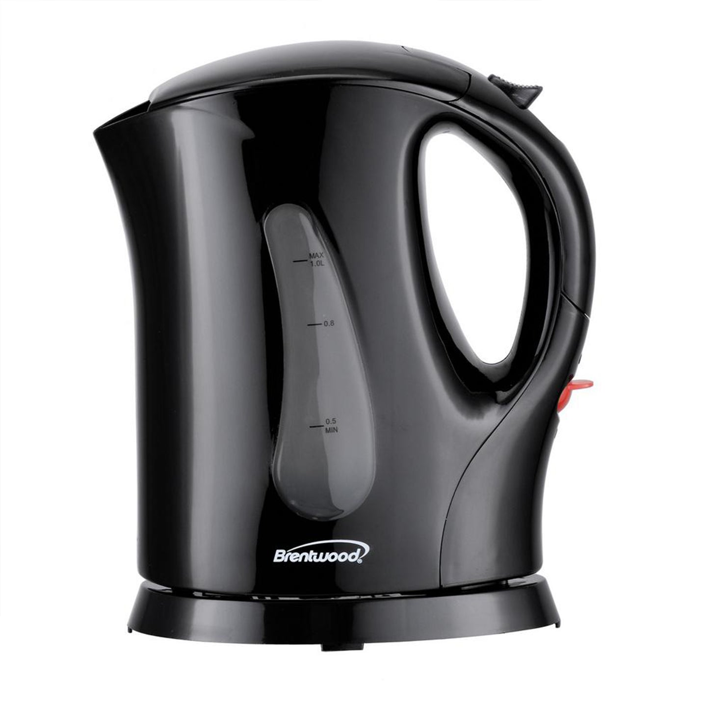 Brentwood 4 Cup 900 Watt Cordless Electric Tea Kettle in Black w Removable Mesh