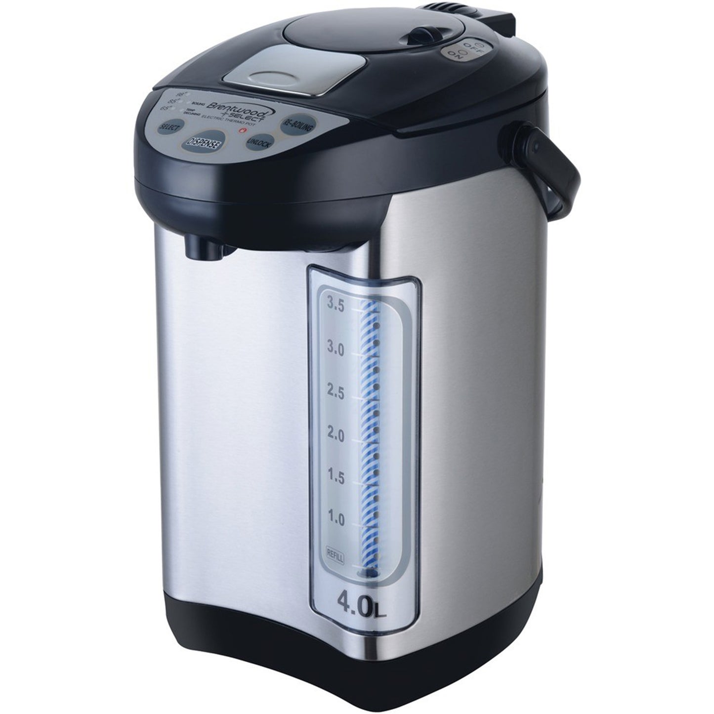 Brentwood Select 4-Liter Electric Instant Hot Water Dispenser, Stainless Steel