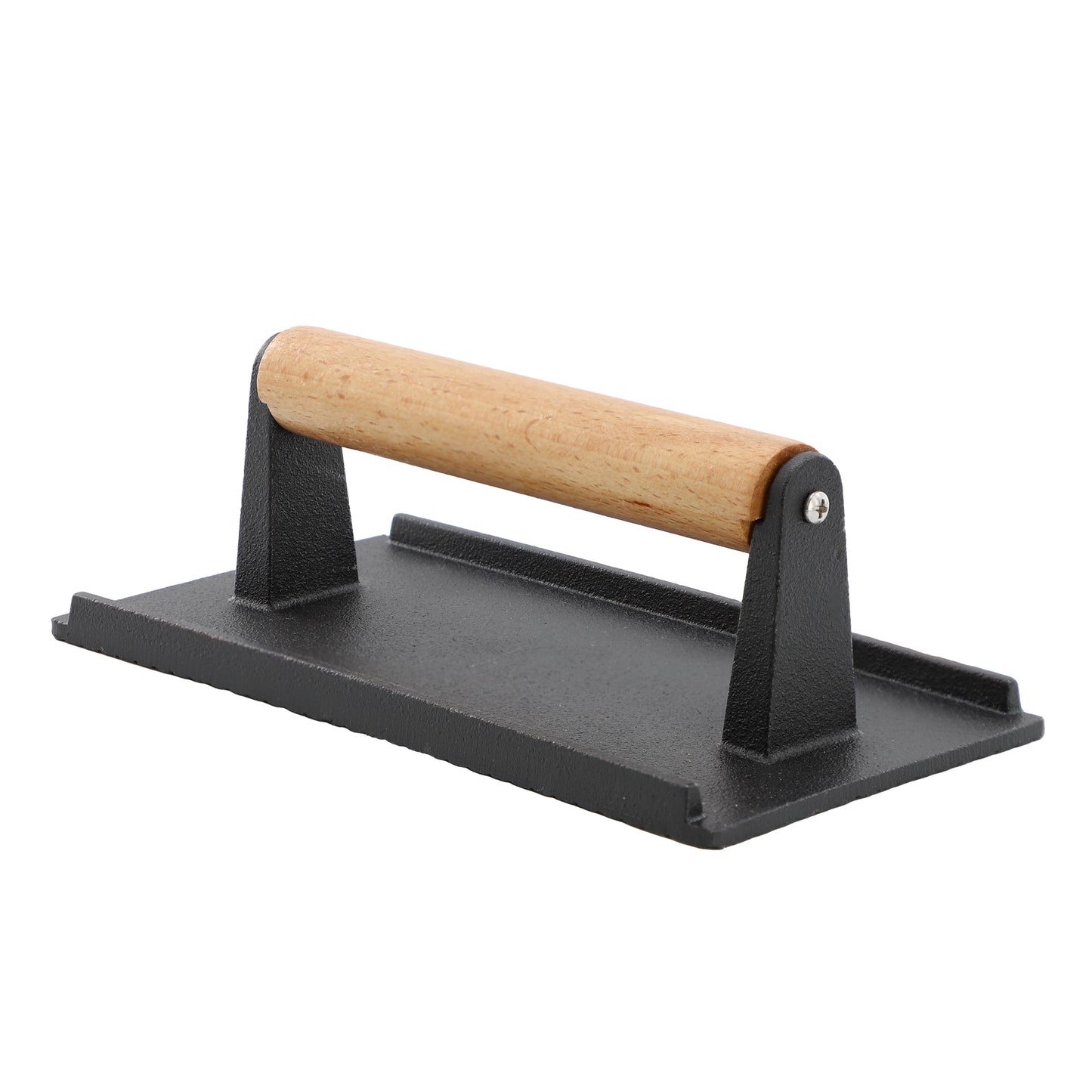 MegaChef 8 x 4" Rectangle Heavy Duty Cast Iron Grill Press