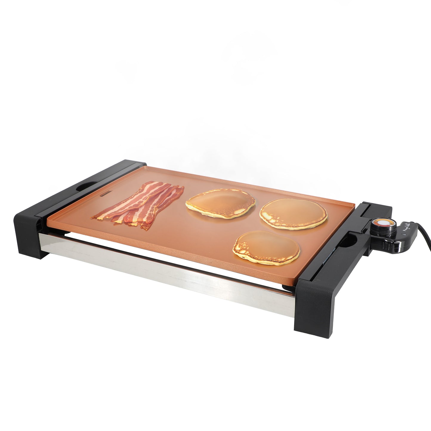 MegaChef 21.63" Copper Electric Grill w Non-Stick Coating