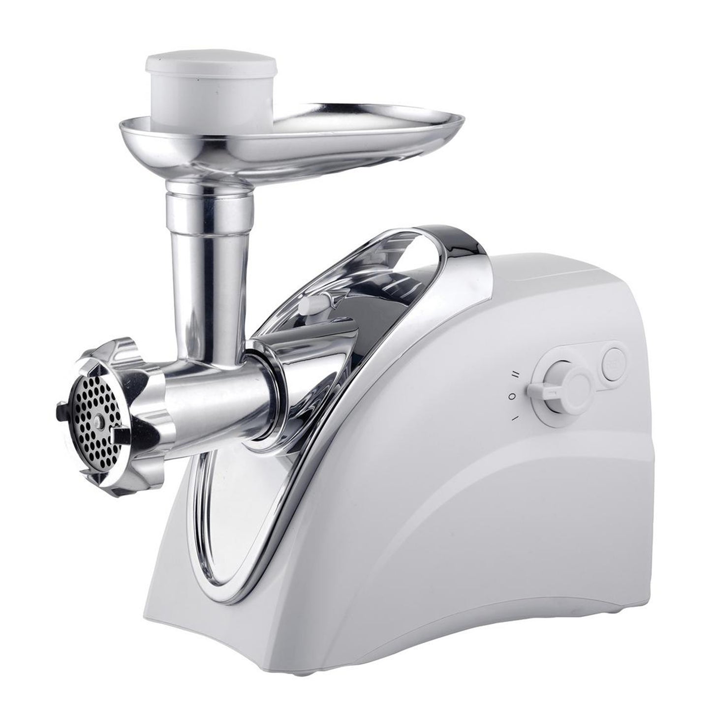 Brentwood 400 Watt Electric Meat Grinder & Sausage Stuffer in White