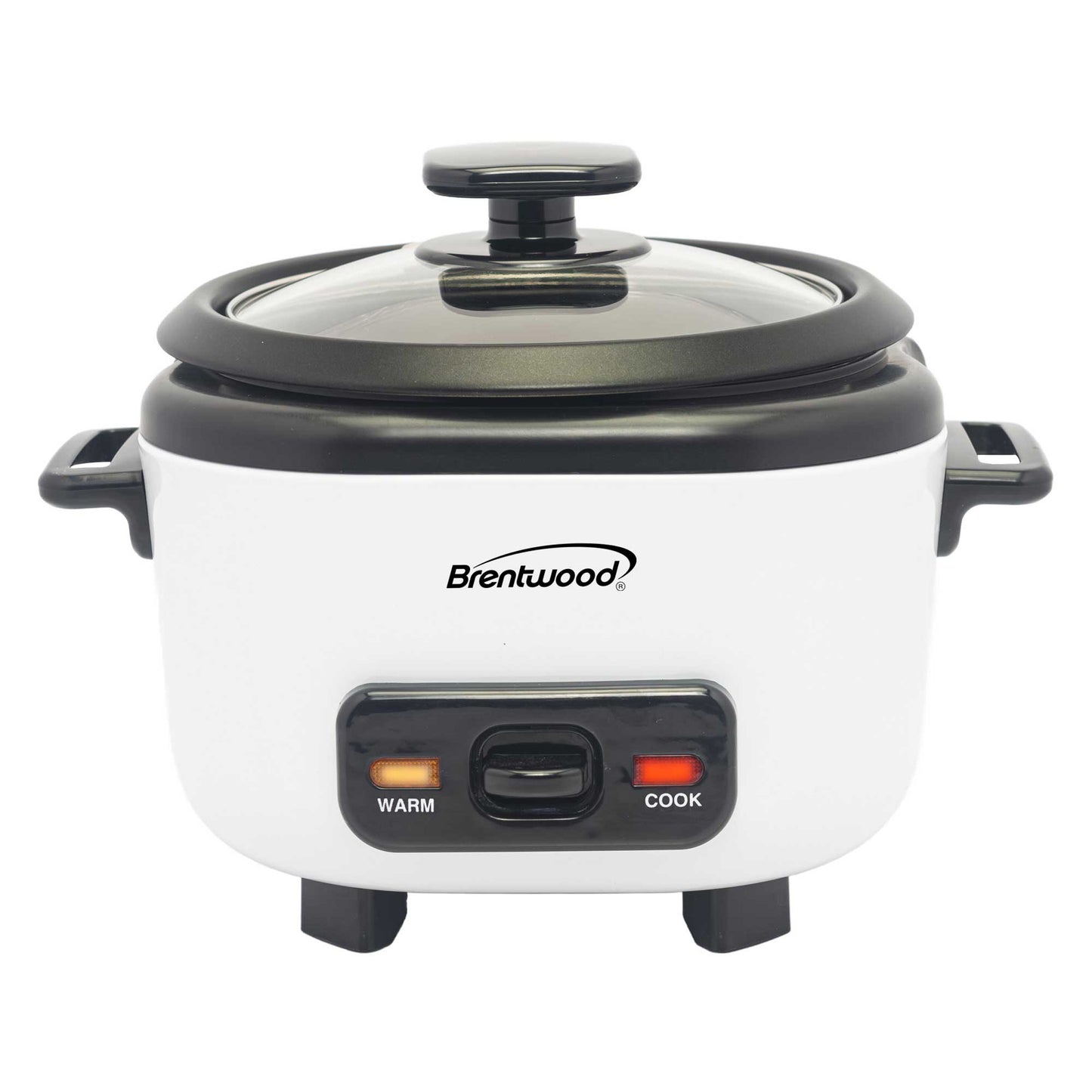 Brentwood 6-Cups Cooked Rice Cooker in White