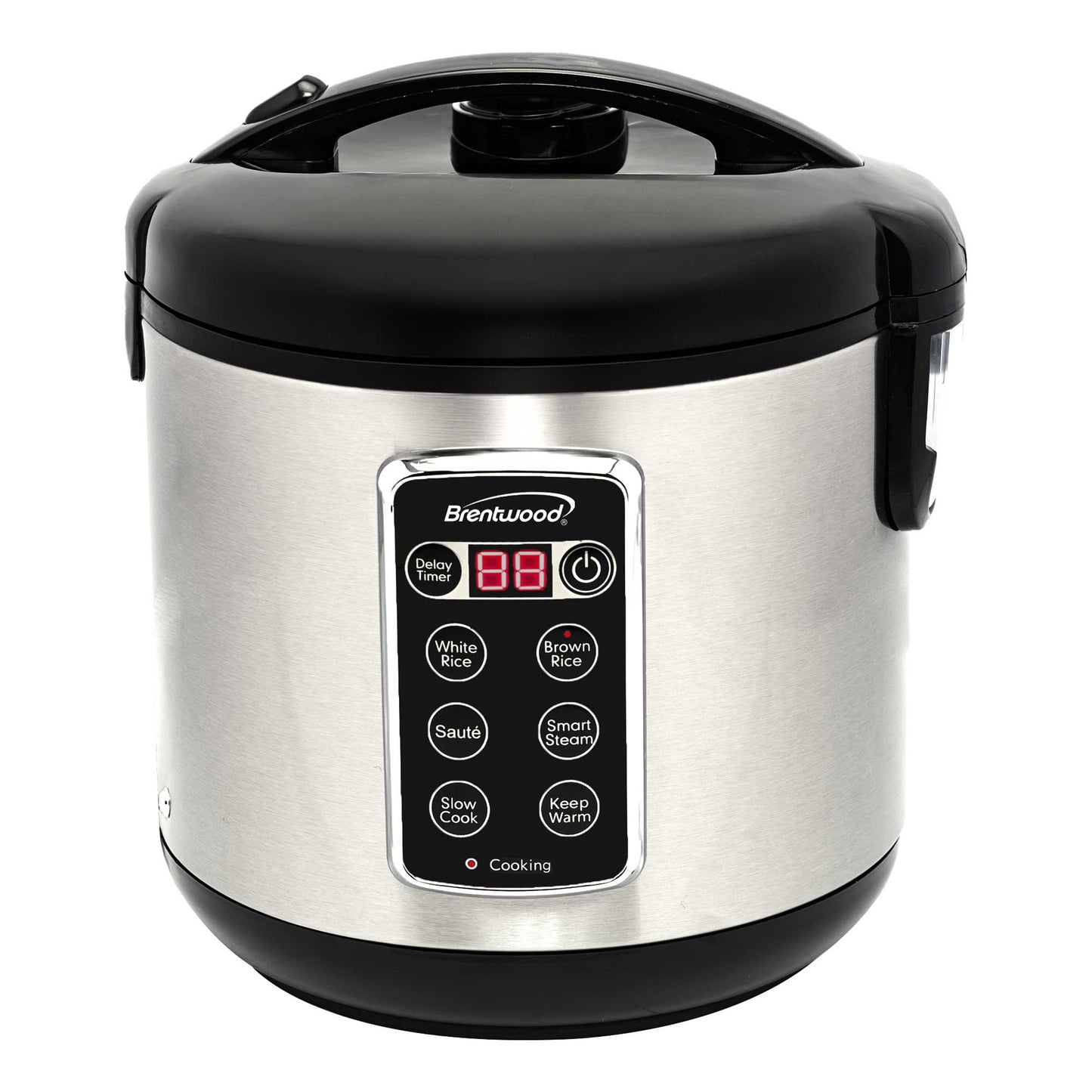 Brentwood 10 Cup 7-Function 400W Smart Rice Multi-Cooker in Stainless Steel