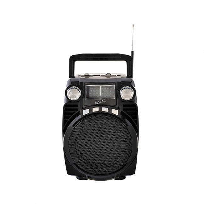 Supersonic Bluetooth Portable 4 Band Radio in Black