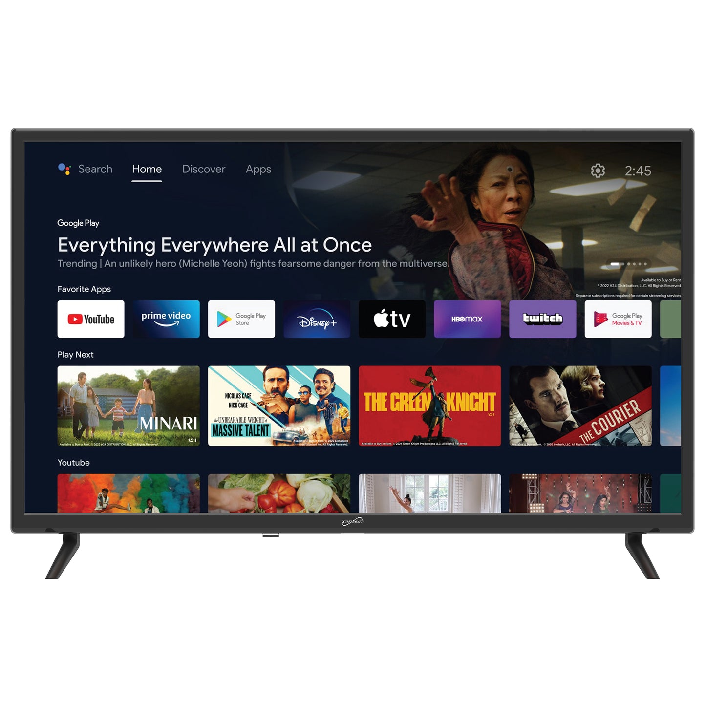SuperSonic 32" LED Smart HDTV