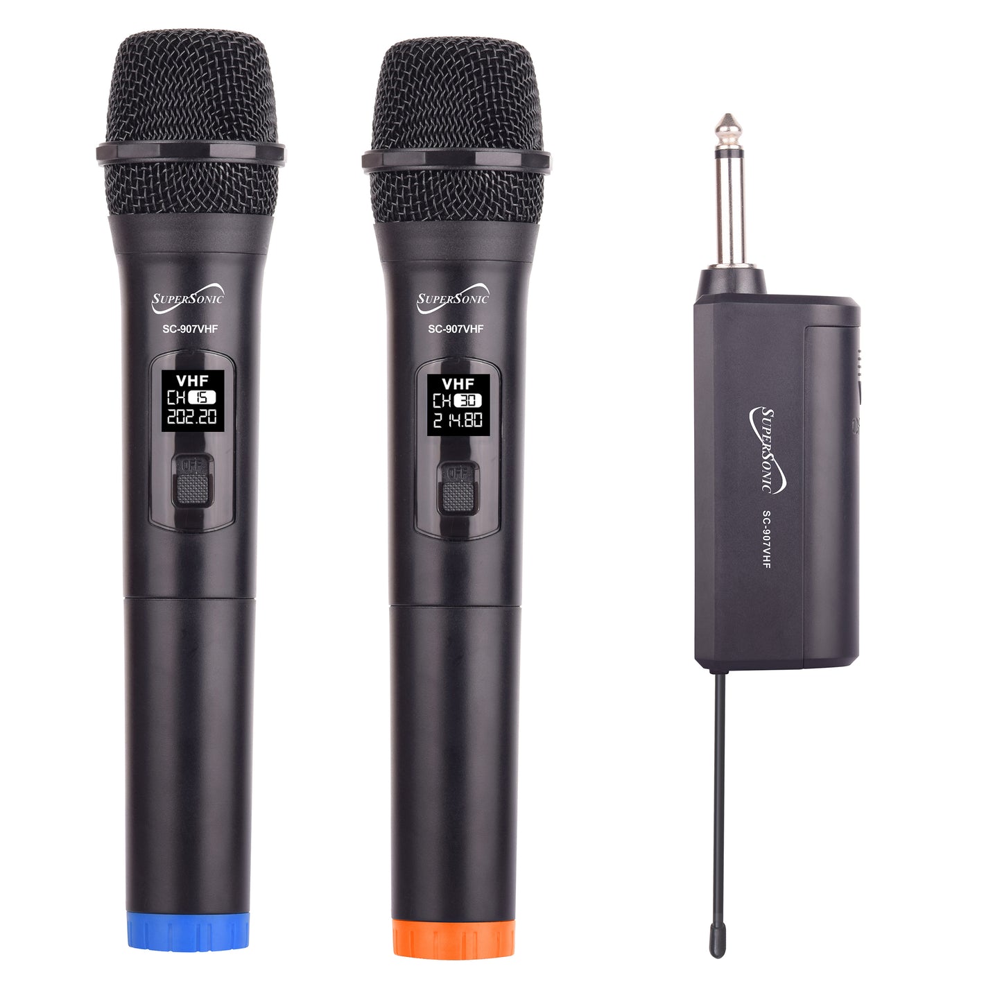 SuperSonic VHF Dual Fix Channel Wireless w Microphones