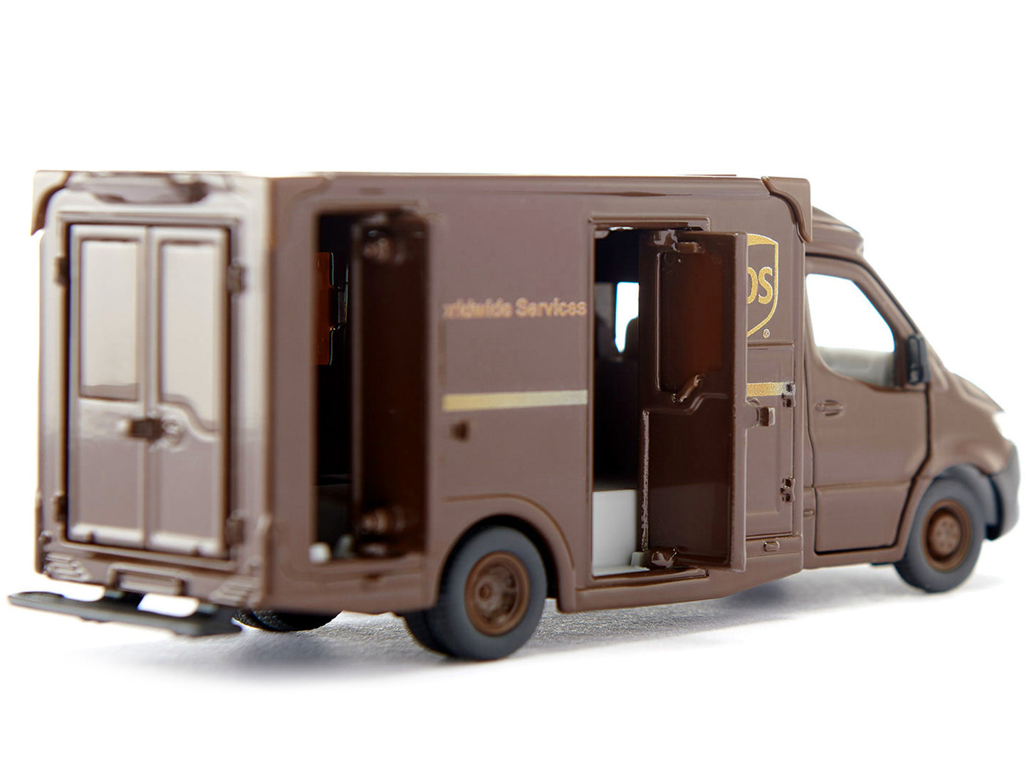 Mercedes-Benz Sprinter Van Brown UPS Worldwide Services 1/50 Diecast Car Siku