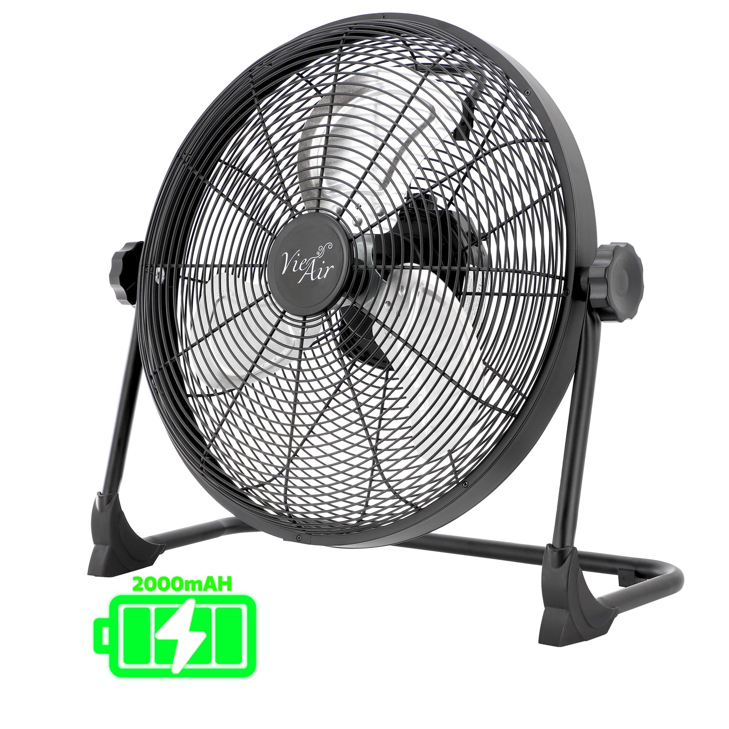 Vie Air 16" Rechargeable Indoor/Outdoor Floor Fan (IPX4 Rated)
