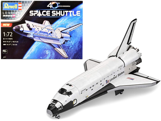 Level 5 Model Kit NASA Space Shuttle 40th Anniversary 1/72 Scale Model Revell