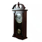 Bedford 27.5" Cherry Oak Wood Traditional Wall Clock w Pendulum & Hourly Chimes