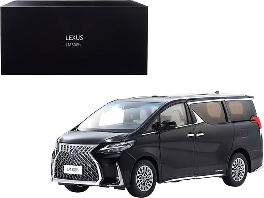 Lexus LM300h Hybrid Van w Sunroof Black 1/18 Diecast Car Kyosho
