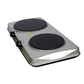 MegaChef Portable 1700W Heavy Duty Dual Size Burner Infrared Cooktop Range
