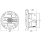 Roswell R Series 6.5 Marine Speakers - Anthracite Grille - 60W RMS  120W Peak Power [C920-1902]