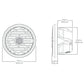 Roswell R1 7.7 Marine Speakers - White - 90W RMS  180W Peak Power [C920-21140]