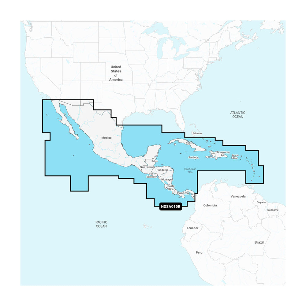 Garmin Navionics+ NSSA010R Central America  Caribbean [010-C1451-20]