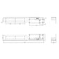 TACO Command Ratchet Hinge - 18-1/2" - 316 Stainless Steel Polished w/Hard Stop [H25-0048]