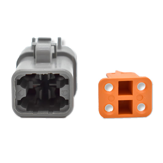 Bluewater 4 Position DTP Female Connector w/Wedge Lock [DTP06-4S]