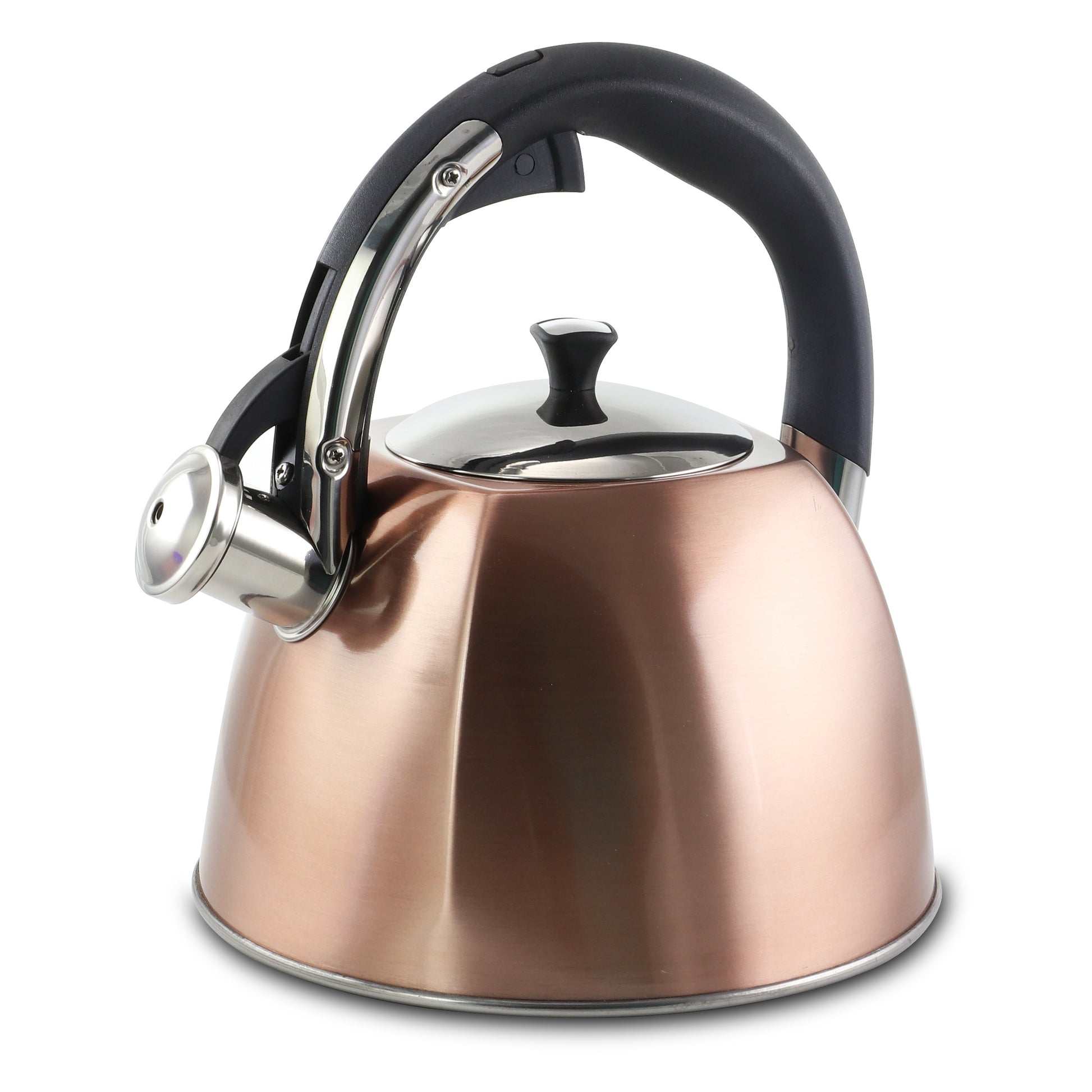 Mr Coffee Belgrove 2.5 Qt Whistling Tea Kettle in Copper