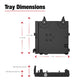 RAM Mount RAM No-Drill Laptop Mount f/Sprinter Van + More [RAM-VB-129-SW3]
