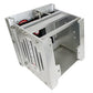 Bob's Machine 2" Setback Action Series Hydraulic Jack Plate - Silver [100-112112-NOPC-NOSPN-NG]