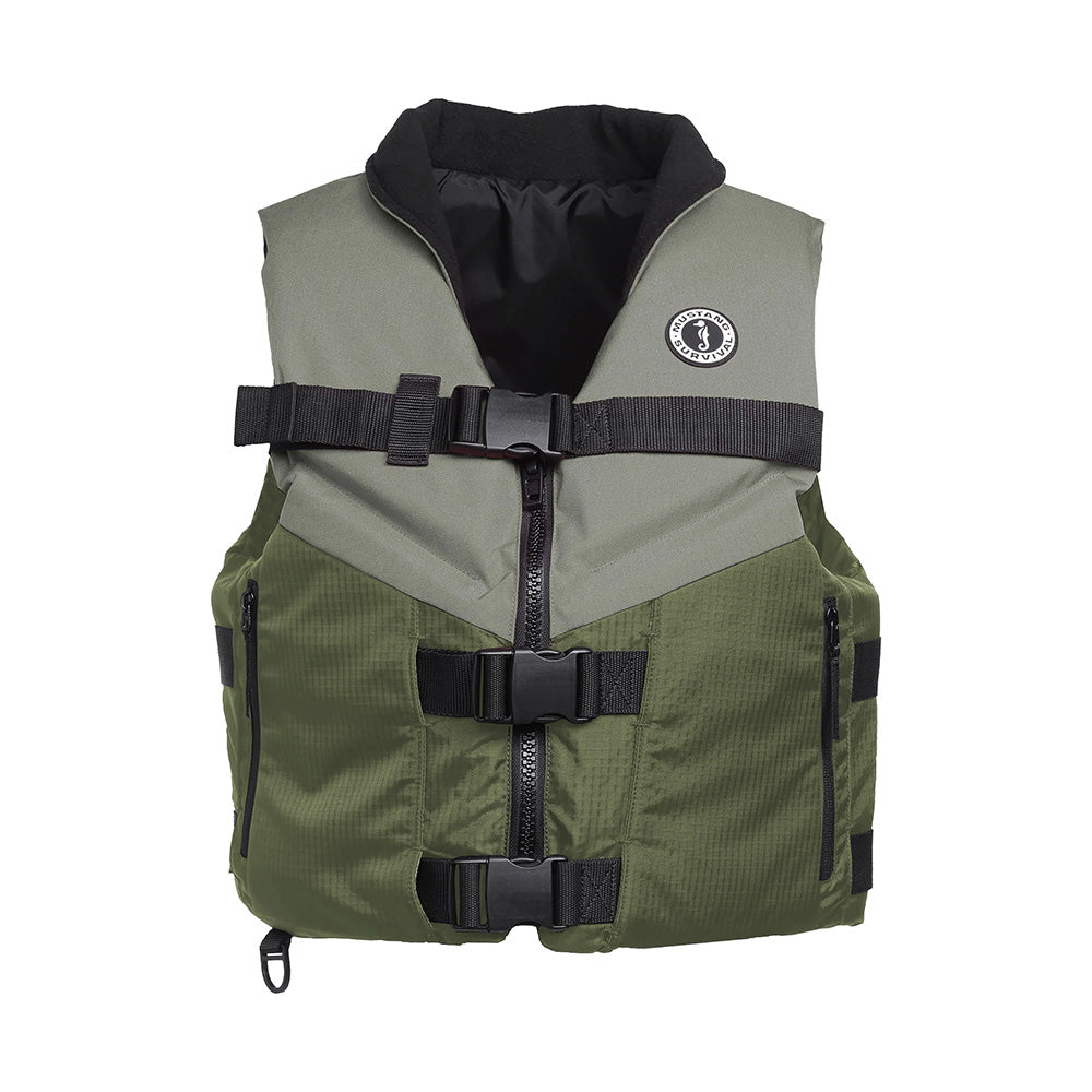 Mustang Accel Foam Vest - Green/Grey - XL [MV4627-833-XL]