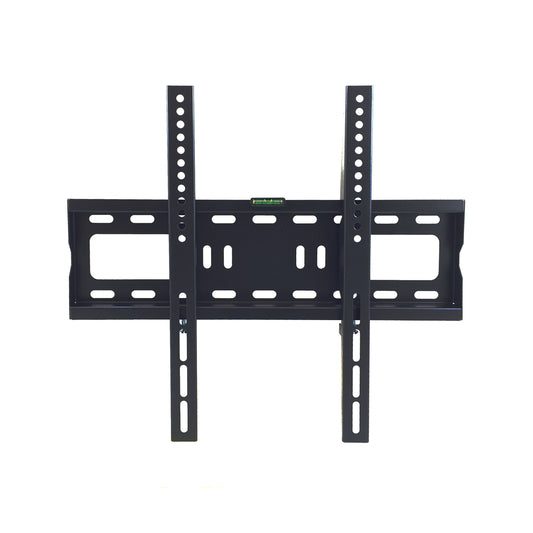 MegaMounts Heavy Duty Matte Black Finish Fixed Television Wall Mount for 26 - 5
