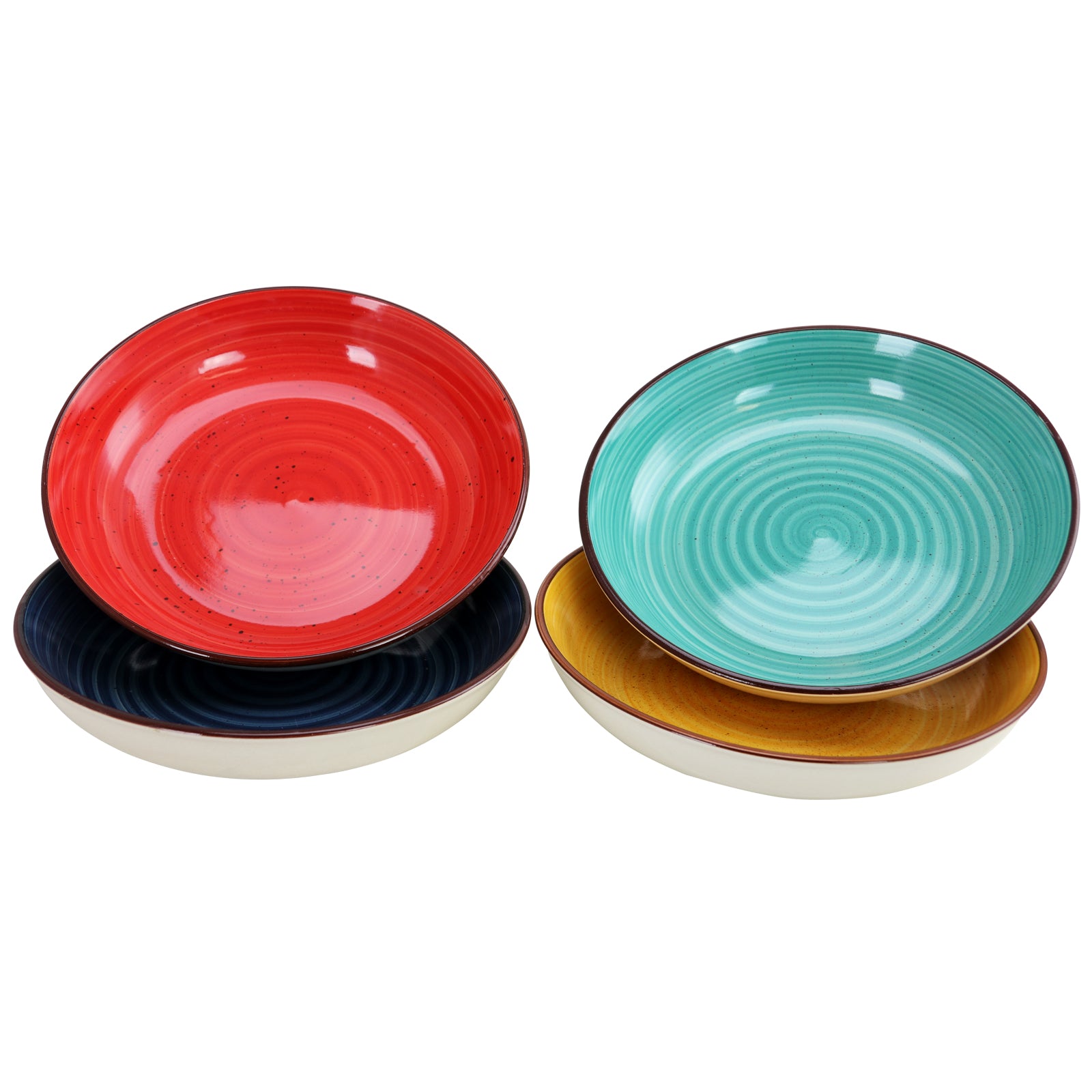 Gibson Color Speckle Bowl Set of 4