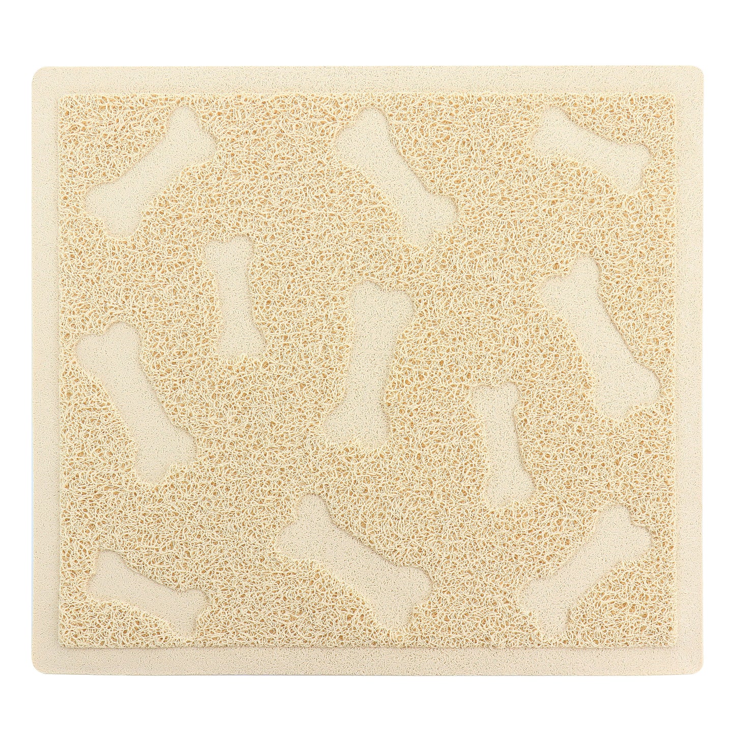 Gibson Everyday Pet Elements 17.7 x 15.75" Dog Bone Placemat in Tan