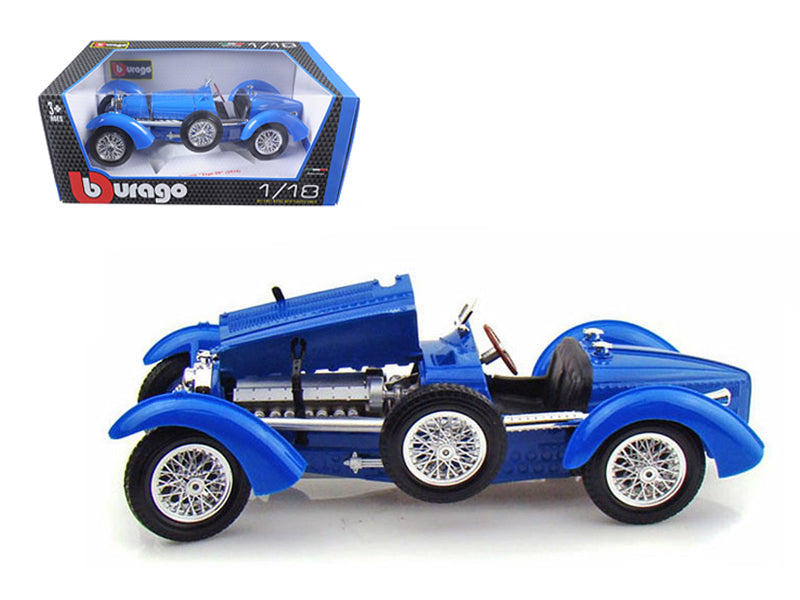 1934 Bugatti Type 59 Blue 1/18 Diecast Car Bburago