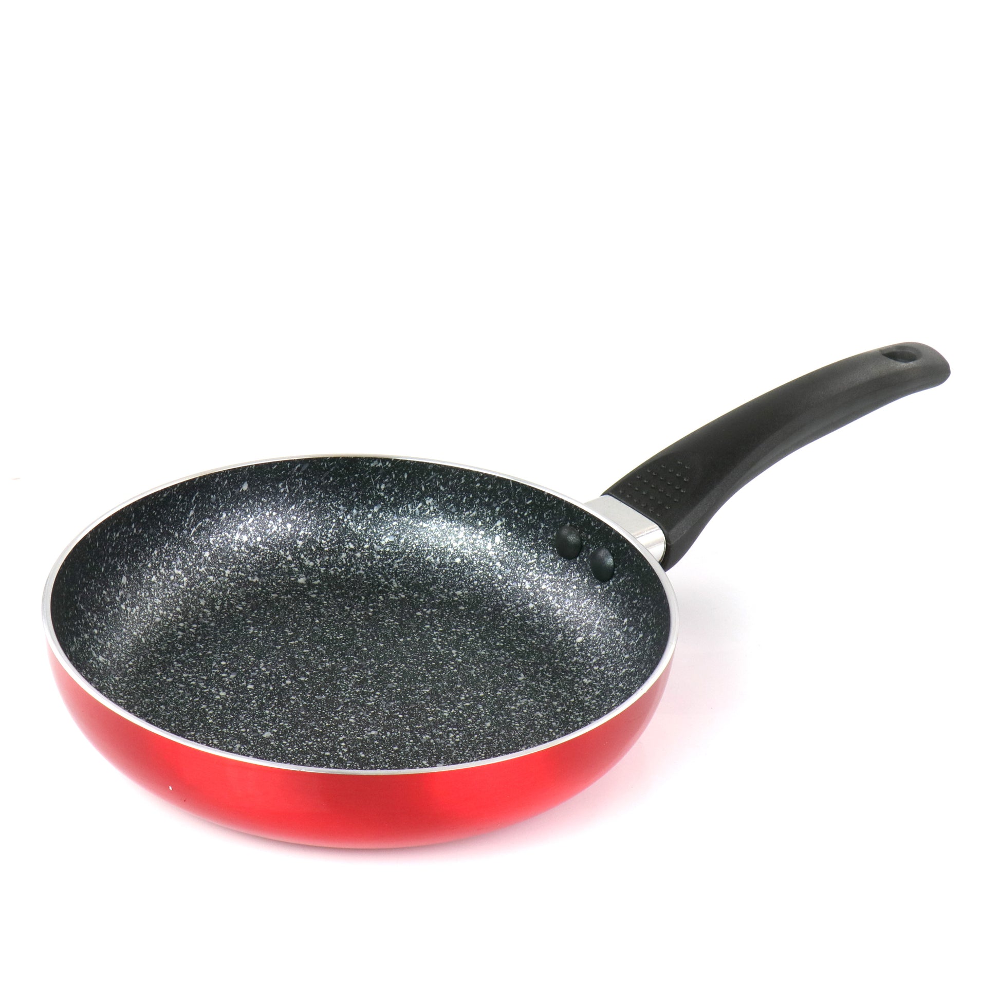 Oster 8" Red Aluminum Non Stick Frying Pan w Bakelite Handle