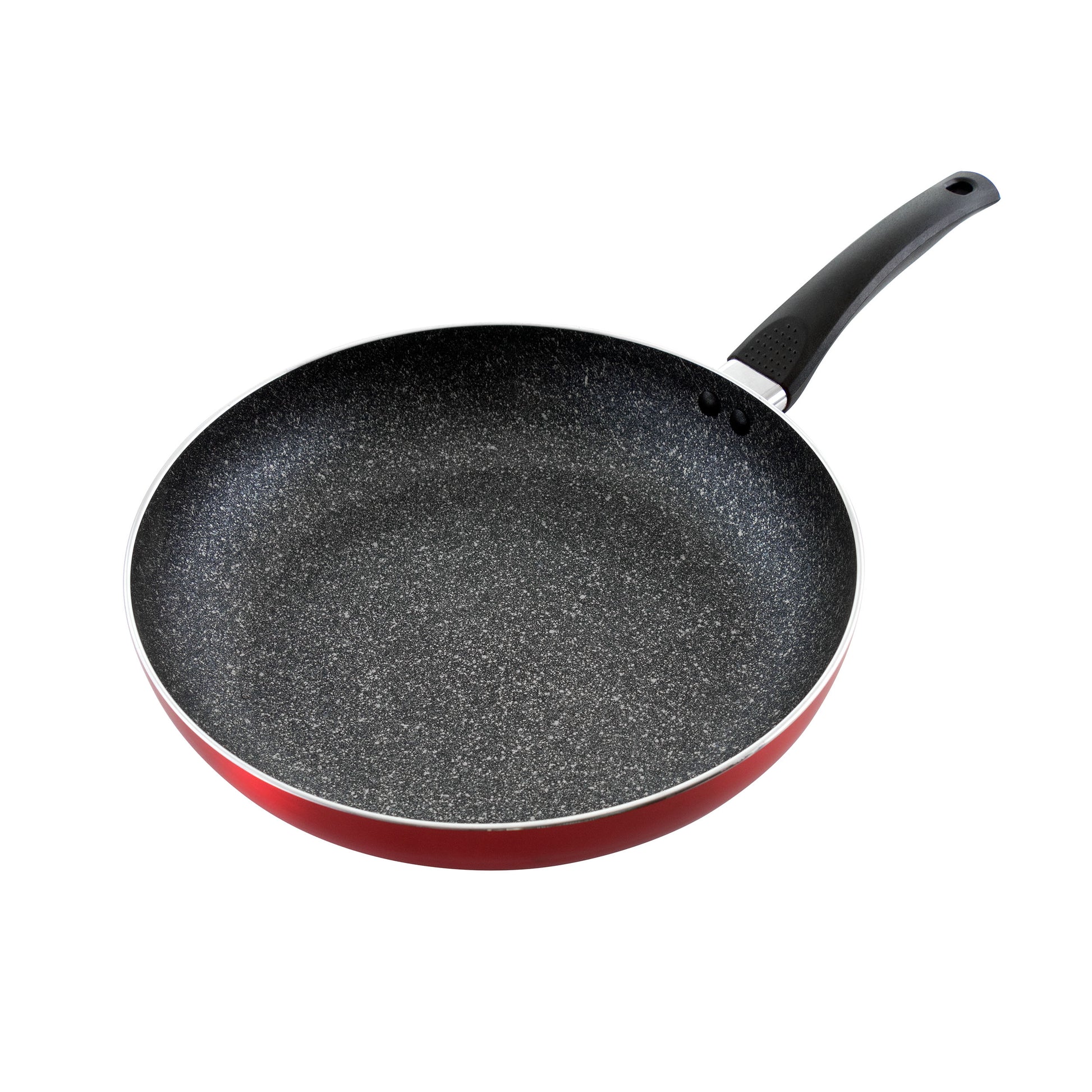 Oster Merrion 12" Aluminum Frying Pan in Red w Bakelite Handle