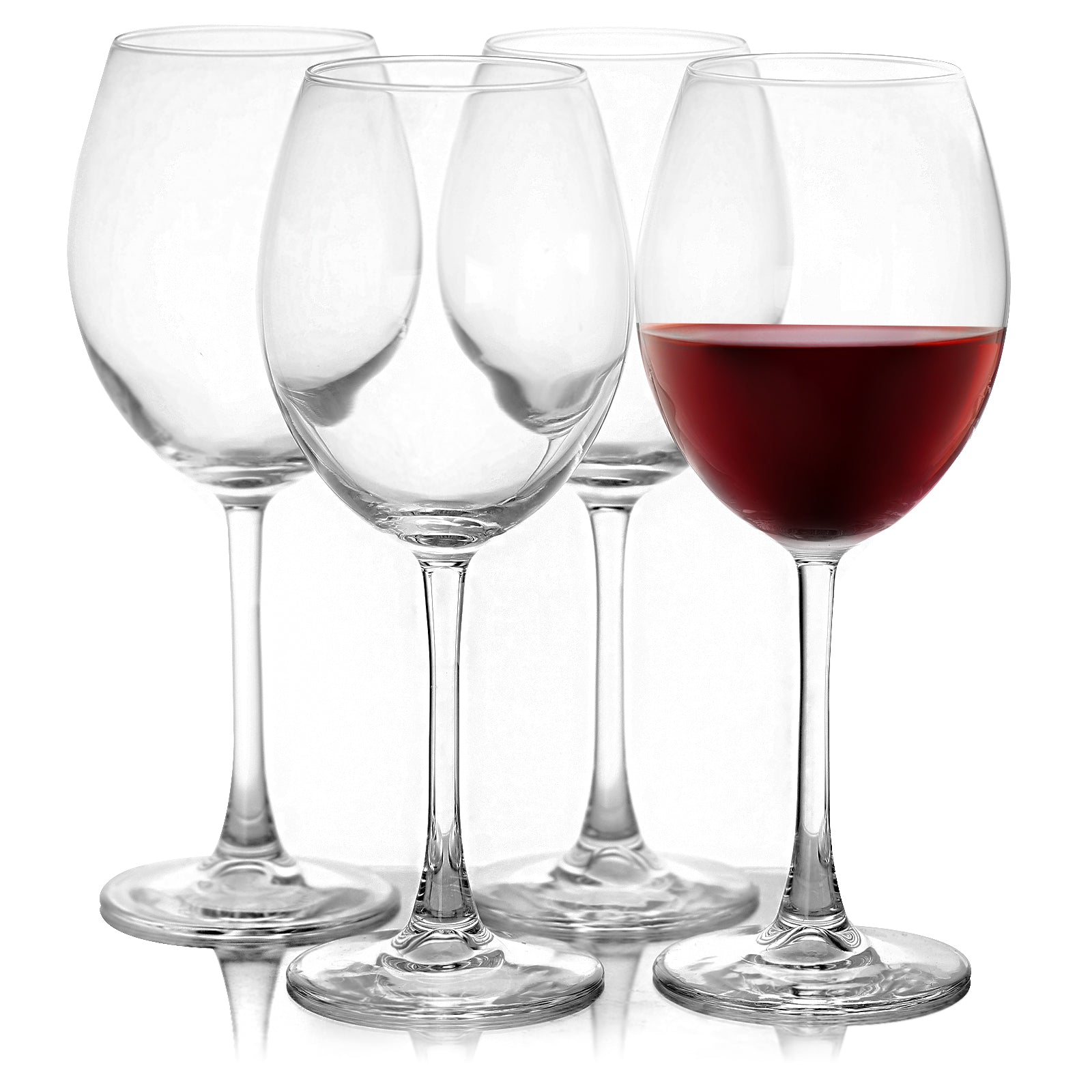 Pasabahce Enoteca 4 Piece 18.25 oz Bordeaux Wine Glass Set Clear Glass