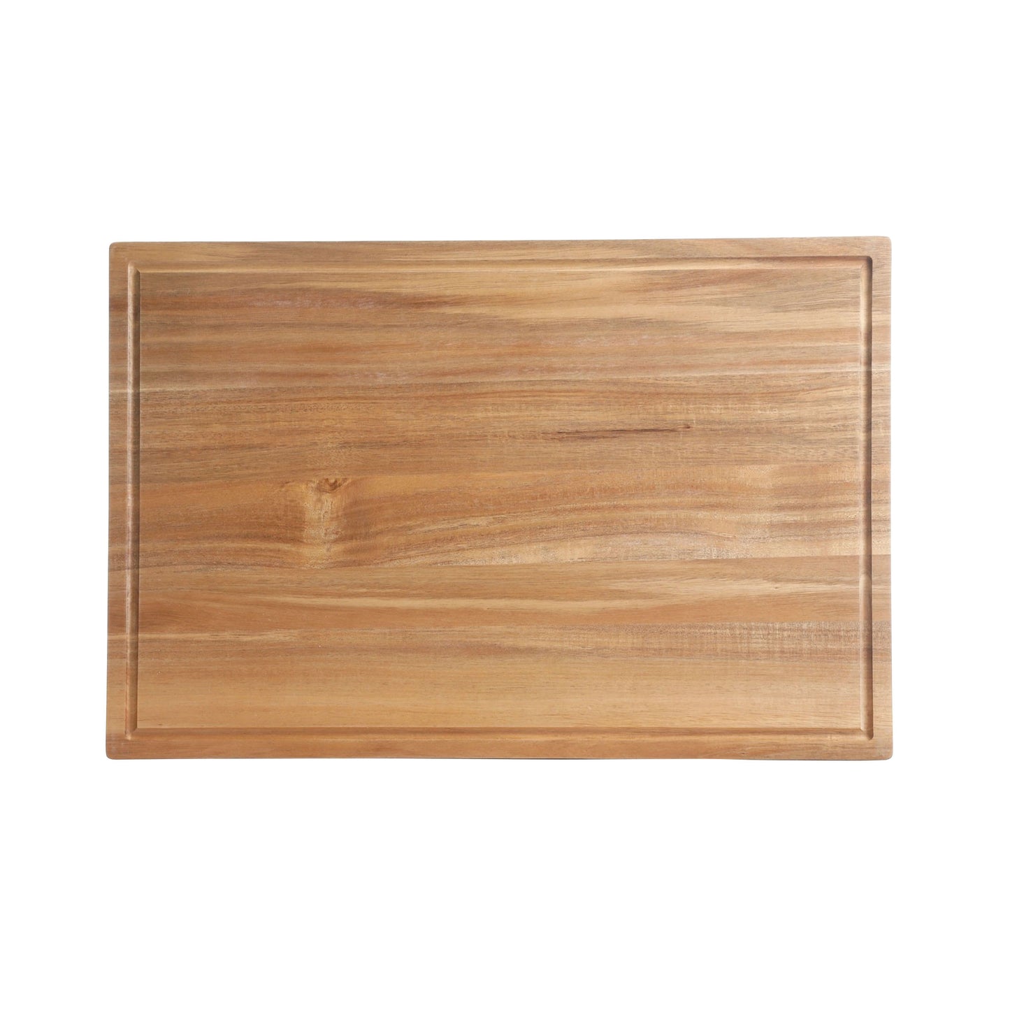 Kenmore Elite Kenosha 29" Acacia Wood Cutting Board w Groove Handles