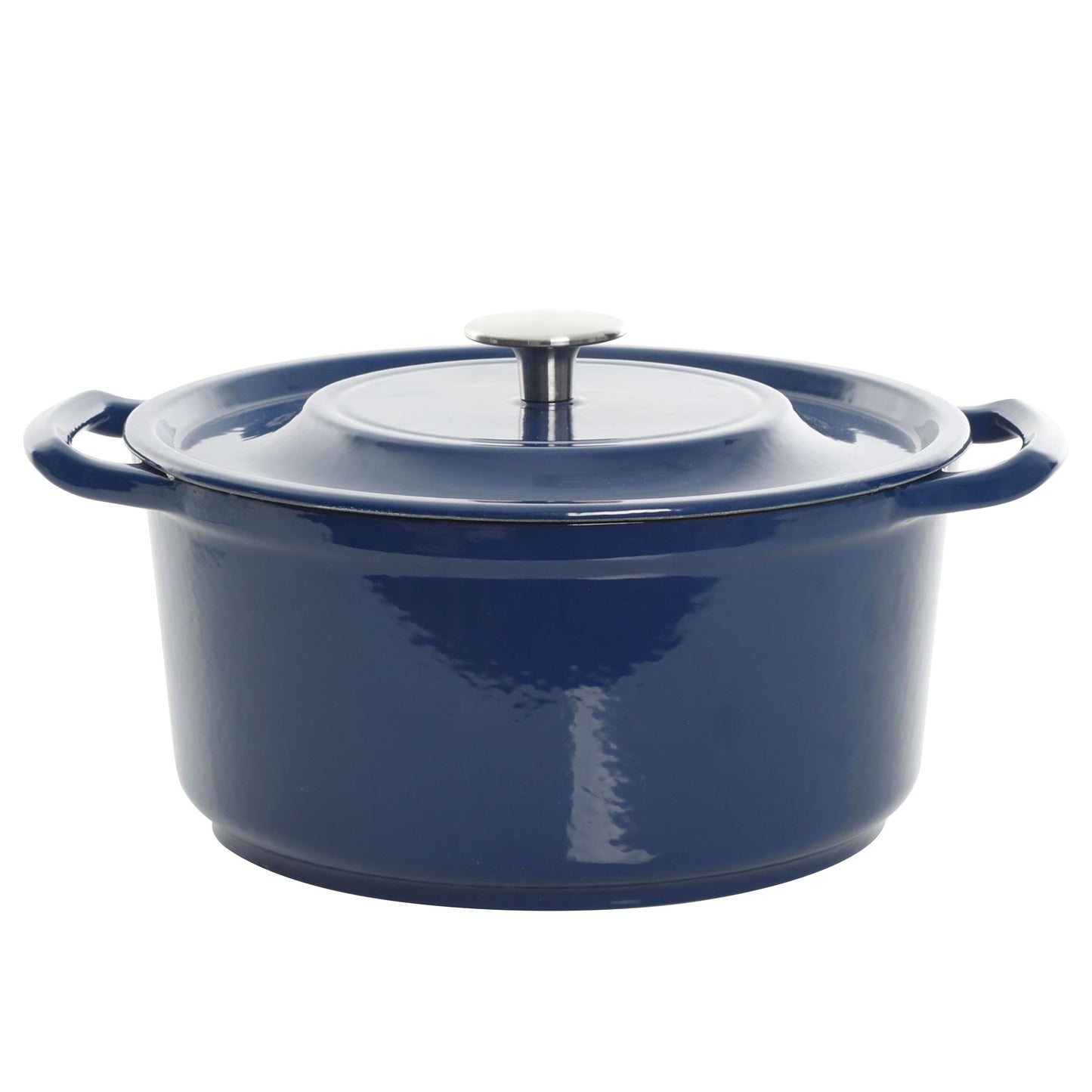 Kenmore Elite Oak Park 5 Qt Enameled Cast Iron Casserole w Lid & Glass Steamer