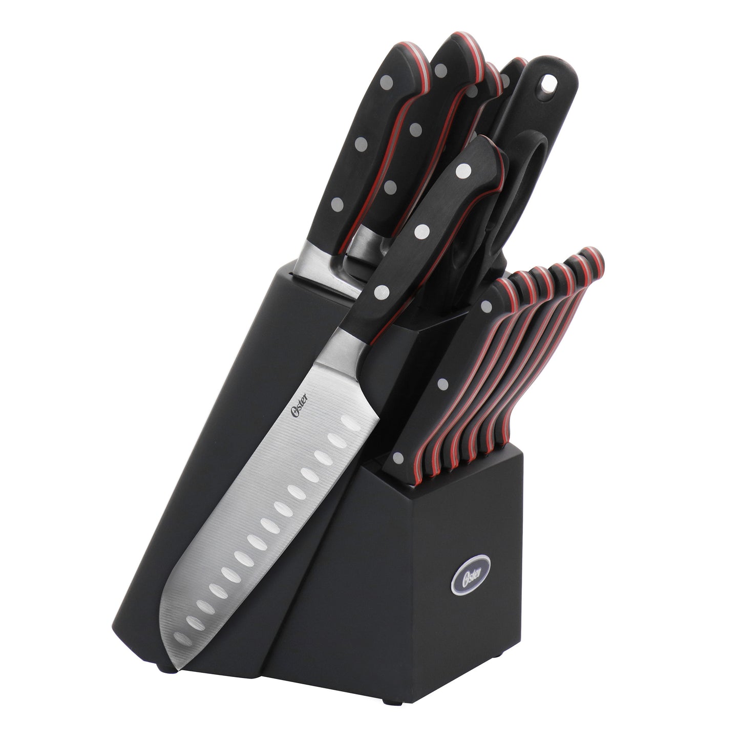 Oster Durbin 14 Piece Stainless Steel Cutlery Set w Block