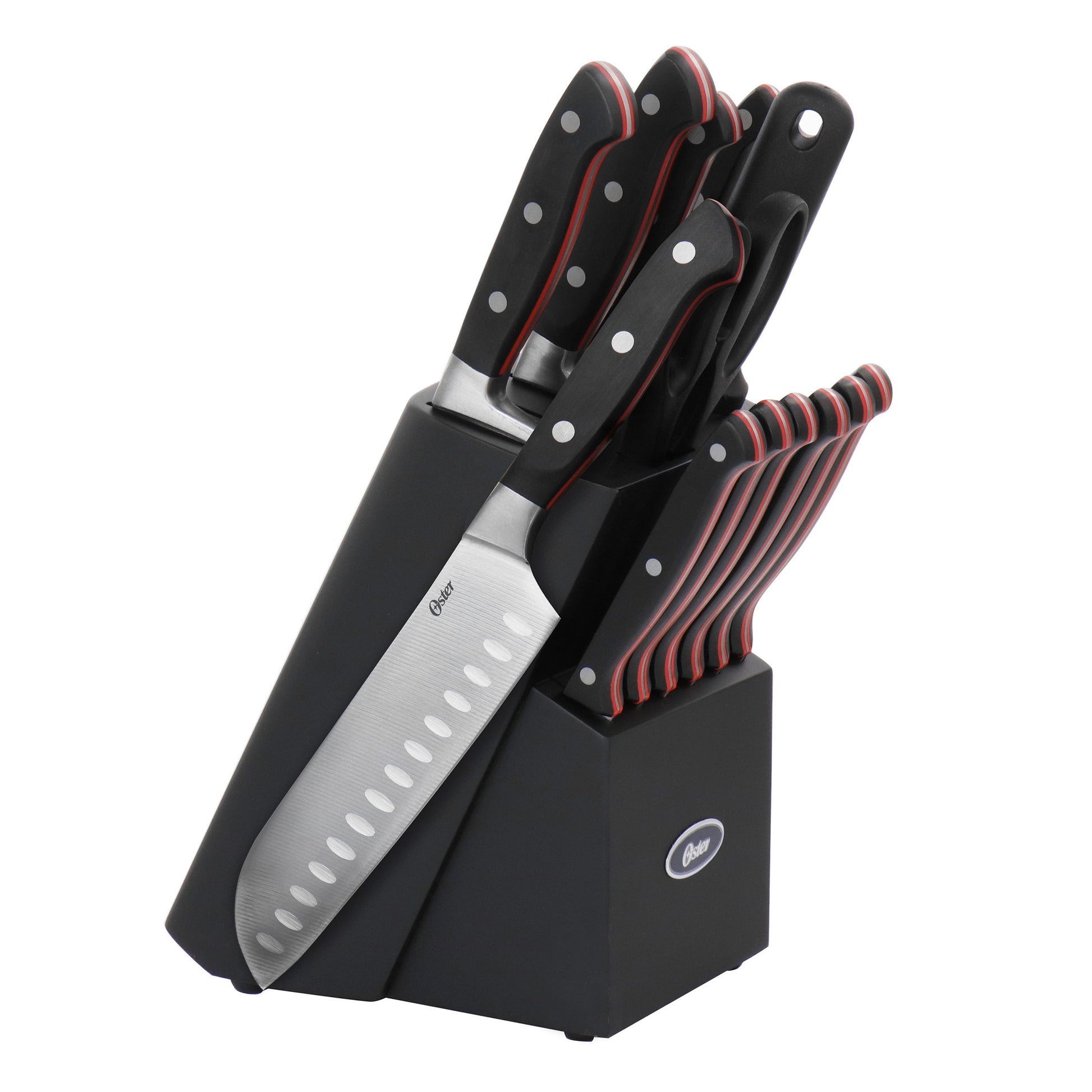 Oster Durbin 14 Piece Stainless Steel Cutlery Set w Block