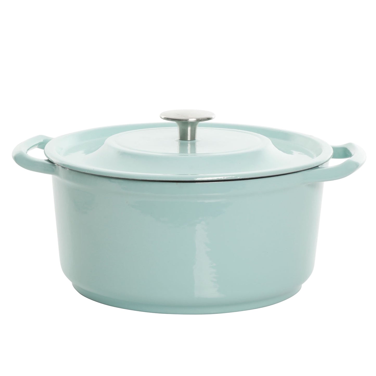 Kenmore Oak Park 3 qt Enameled Cast Iron Casserole w Lid & Steamer
