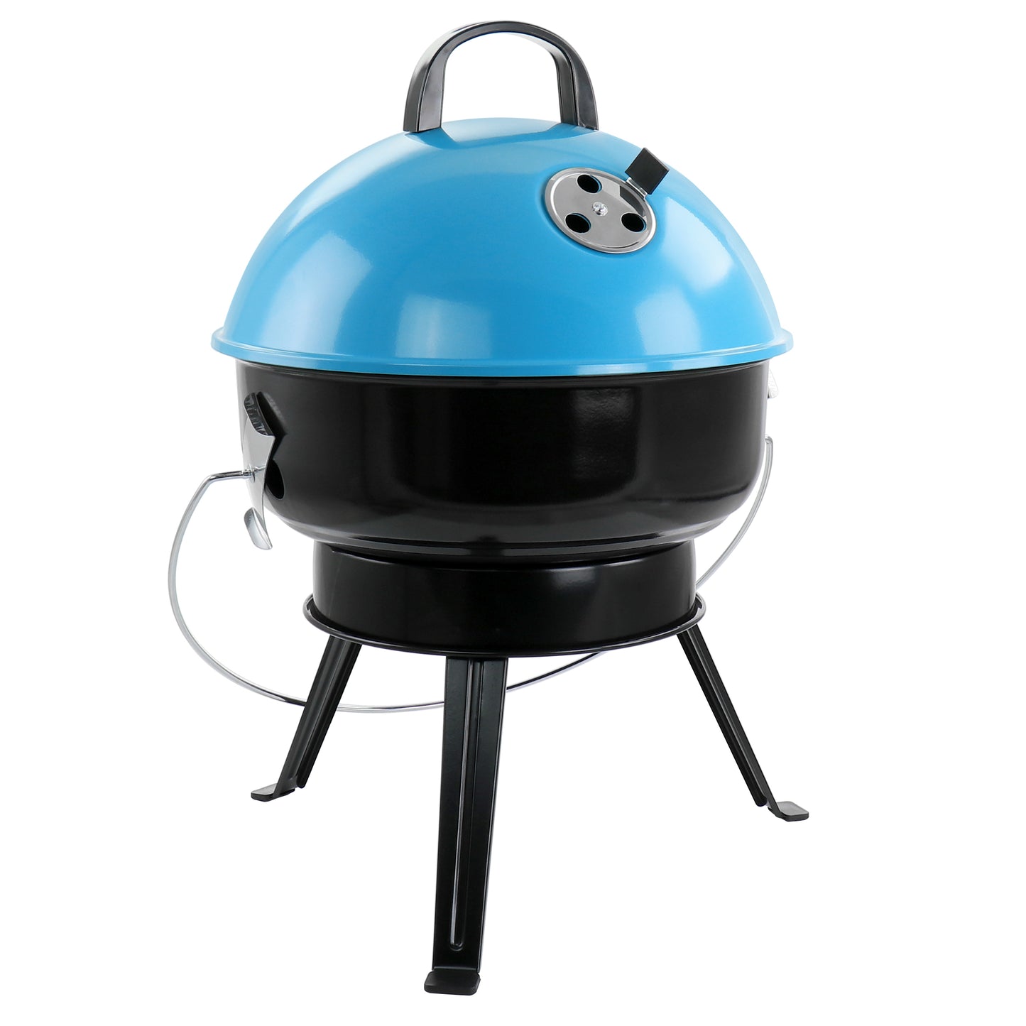 Gibson Home Fireblue Portable 14" BBQ Grill in Blue
