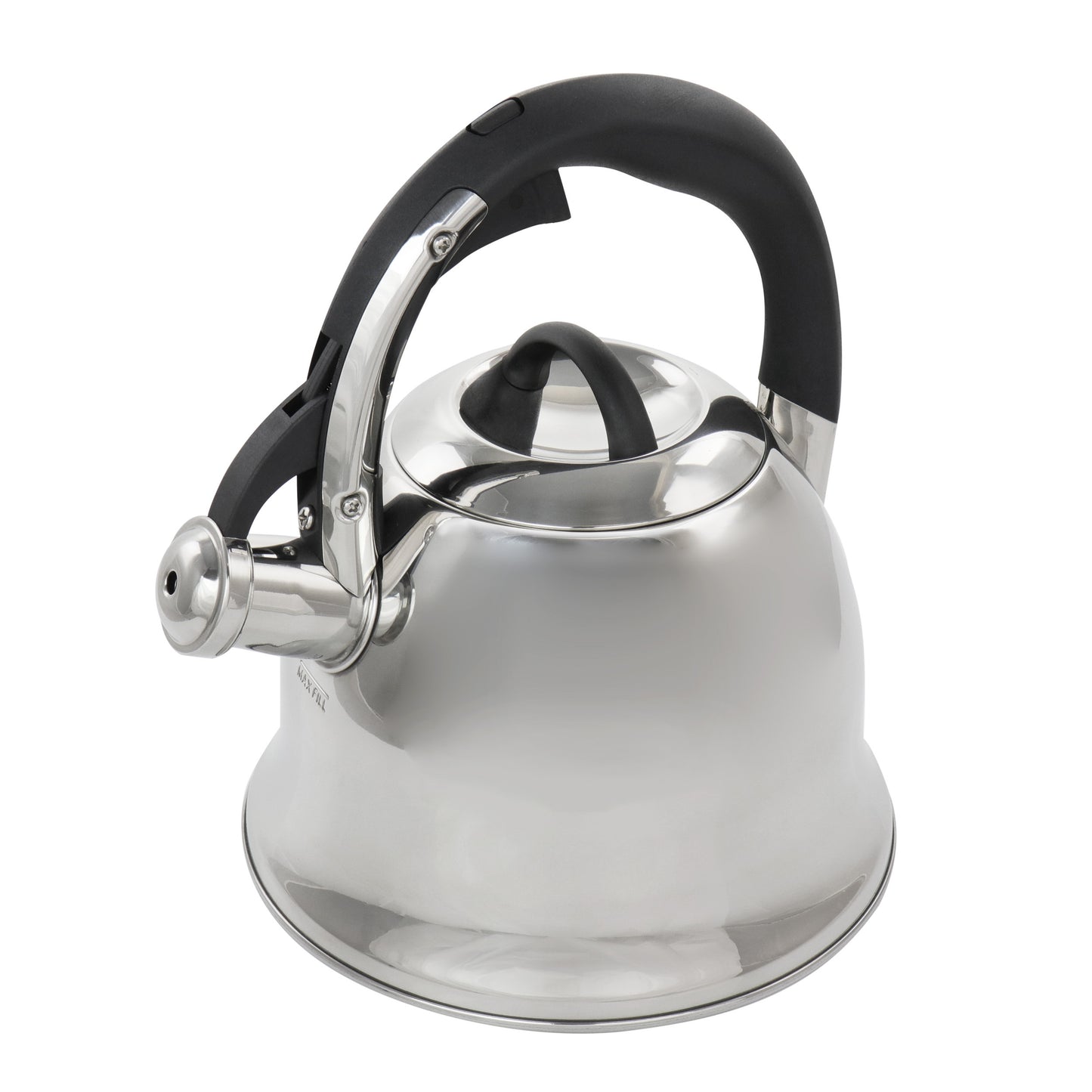 Mr. Coffee Coffield 1.8 Qt Stainless Steel Whistling Tea Kettle w Bakelite Hand