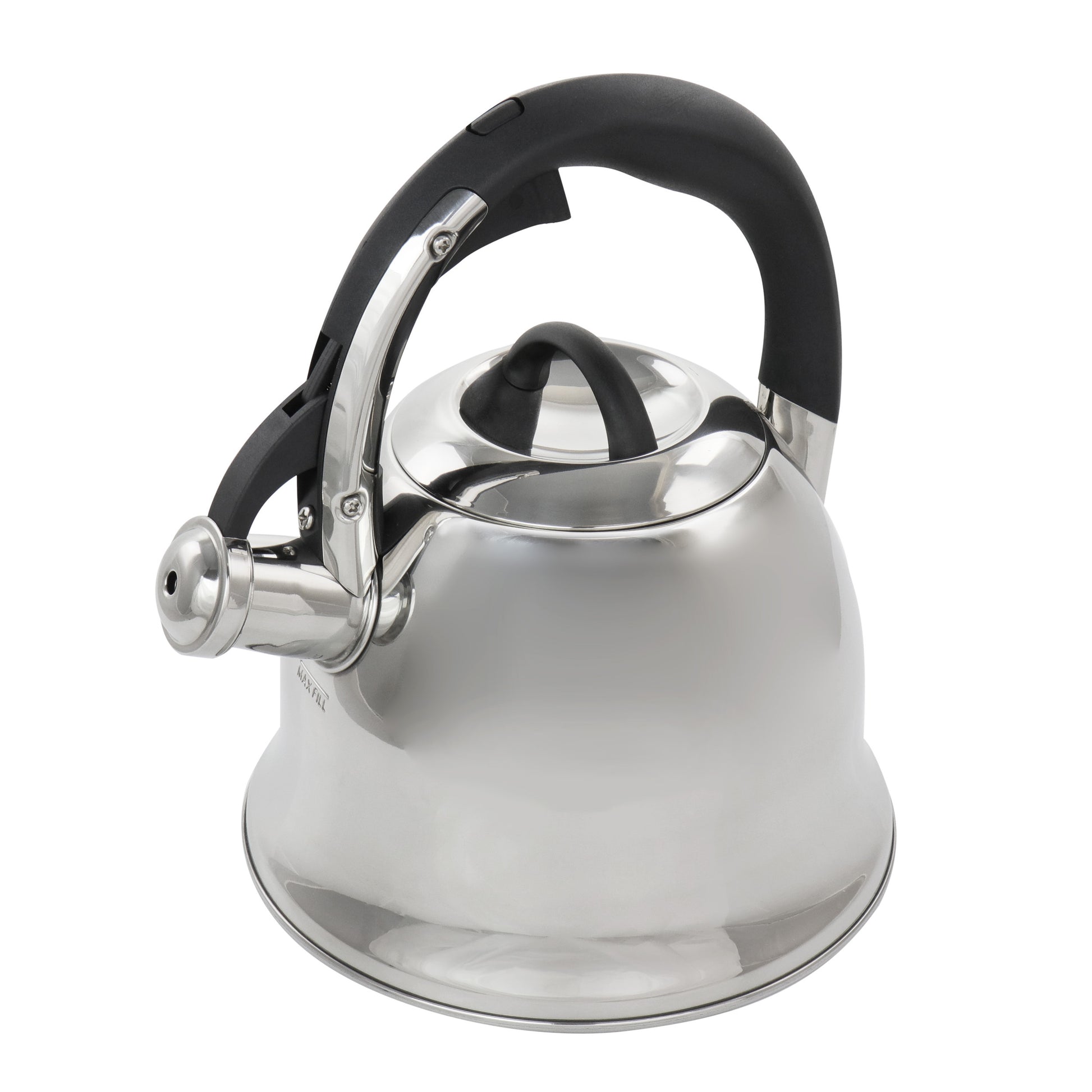 Mr. Coffee Coffield 1.8 Qt Stainless Steel Whistling Tea Kettle w Bakelite Hand
