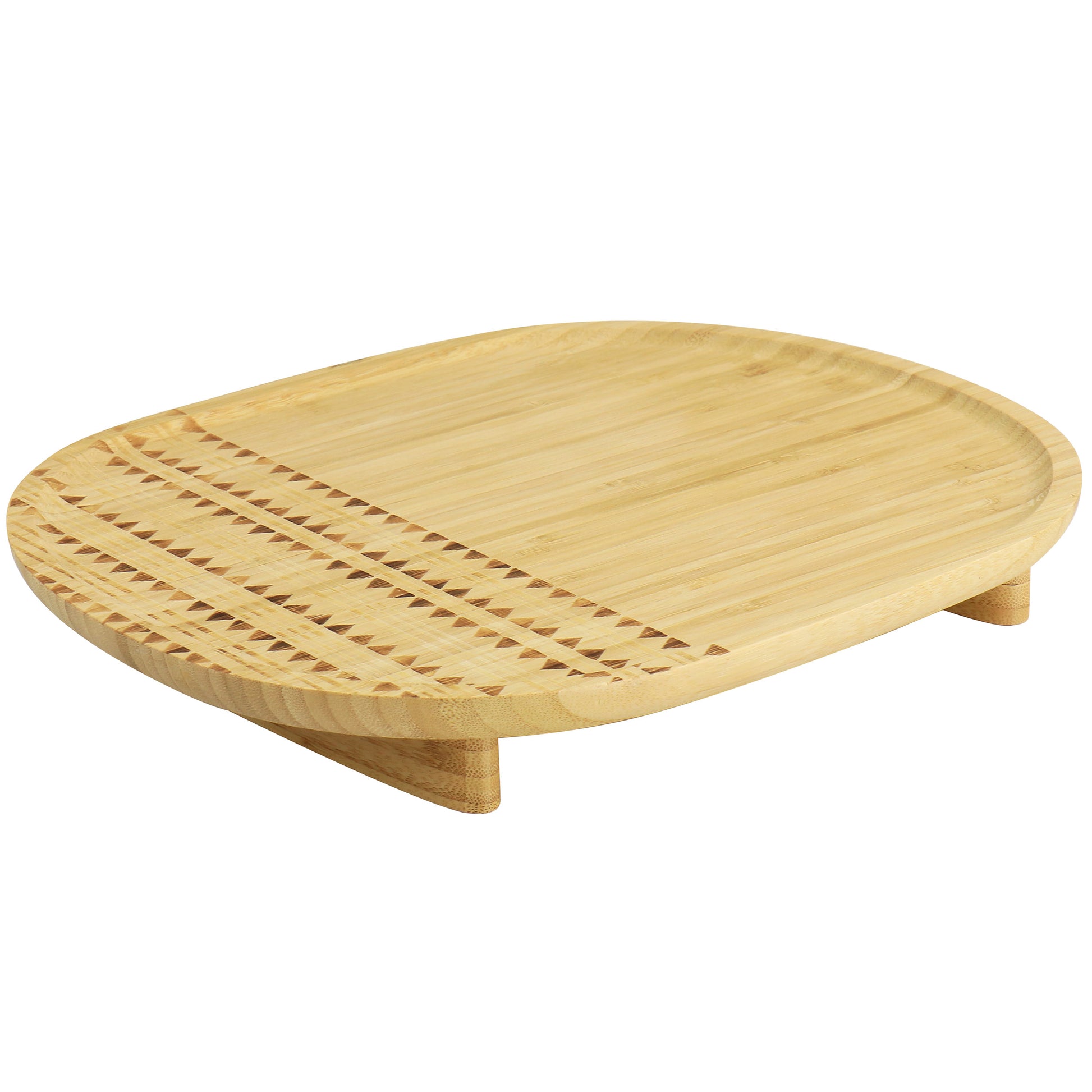 Gibson Home 13.5" Sadler Wooden Serving Tray