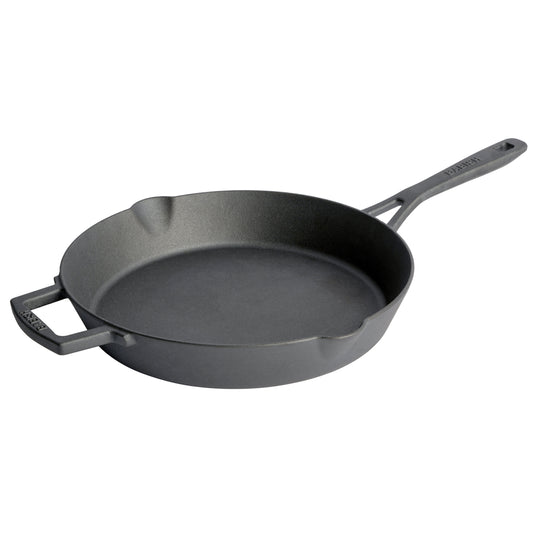 Babish 12" Pre-Seasoned Cast Iron Skillet in Black